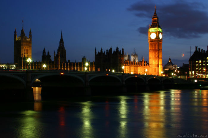 Palace of Westminster, aufgenommen am 31.7.2014